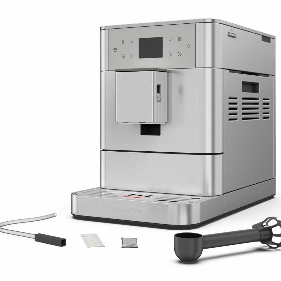 KF6 espressomaskin, rustfritt stål