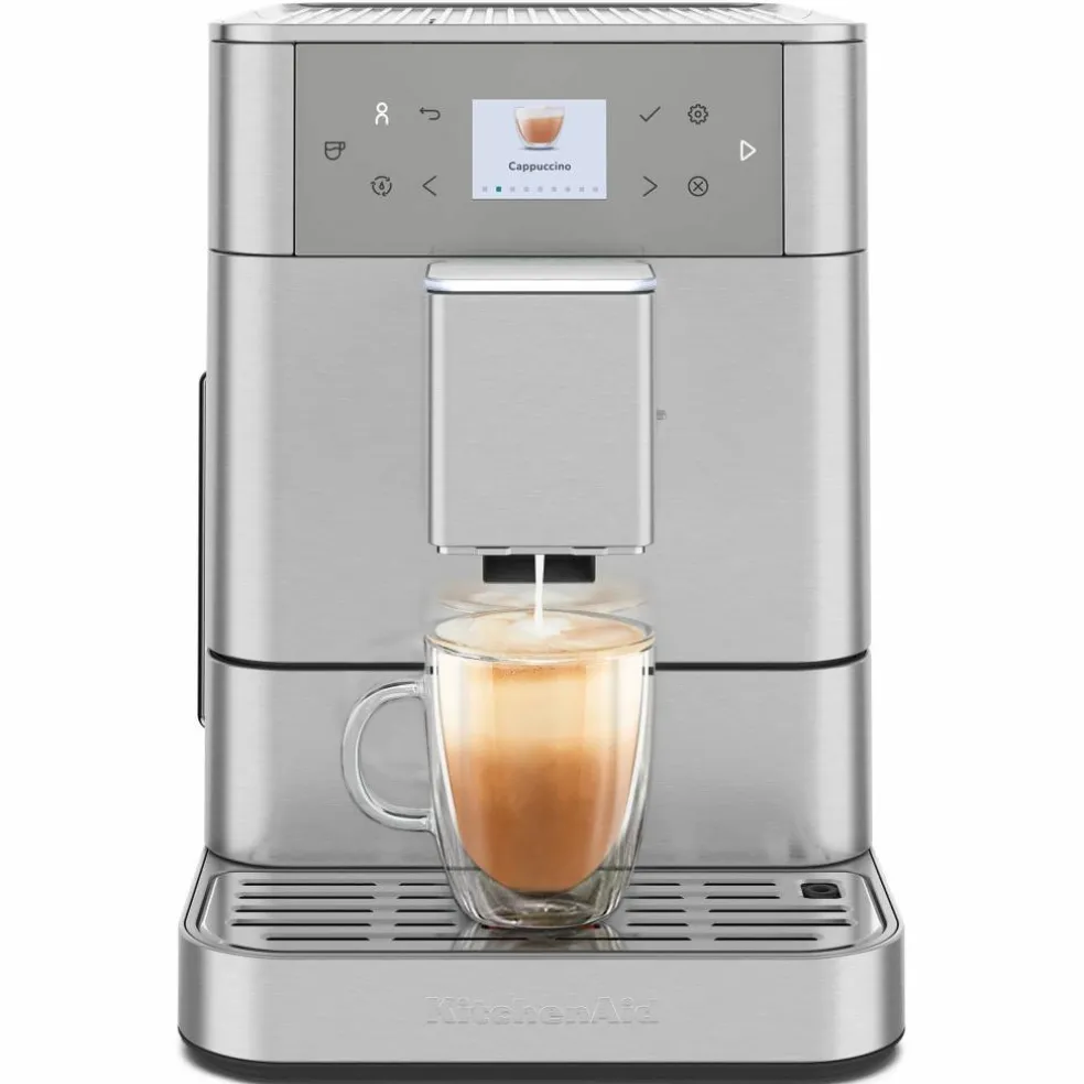 KF6 espressomaskin, rustfritt stål