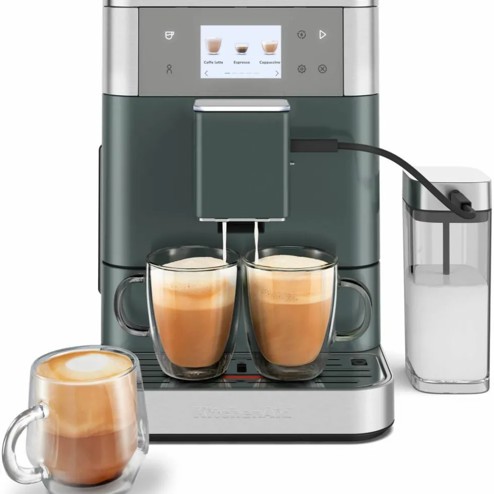 KF7 espressomaskin, rustfritt stål