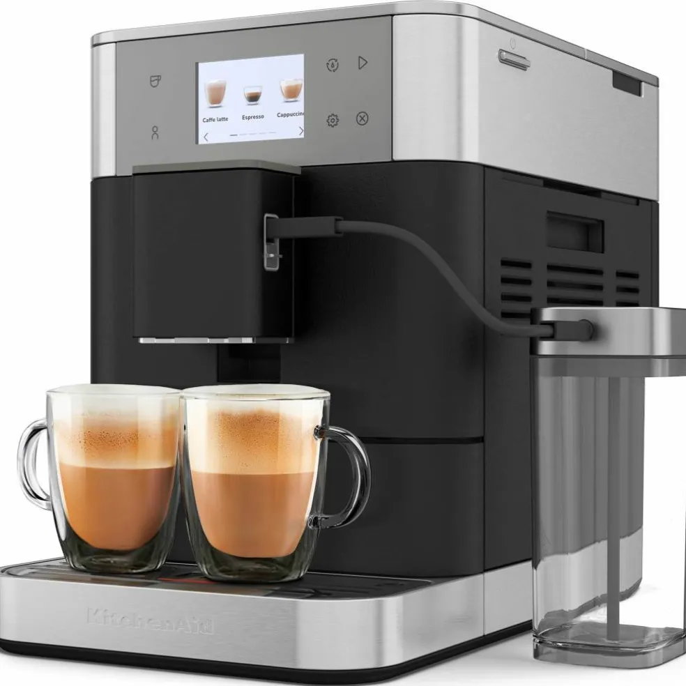 KF7 espressomaskin, rustfritt stål