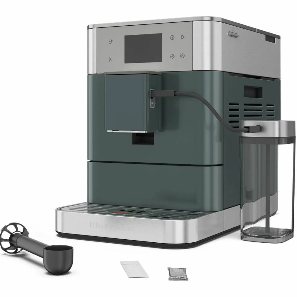 KF7 espressomaskin, rustfritt stål