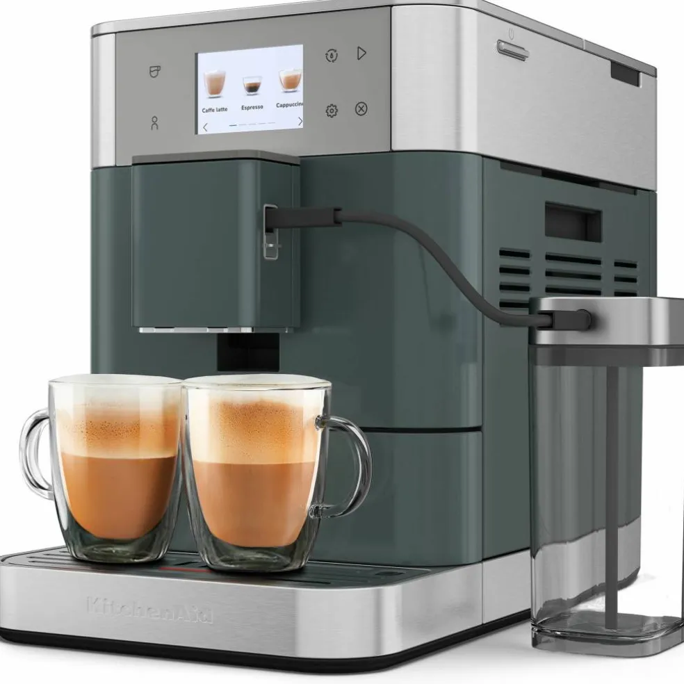 KF7 espressomaskin, rustfritt stål