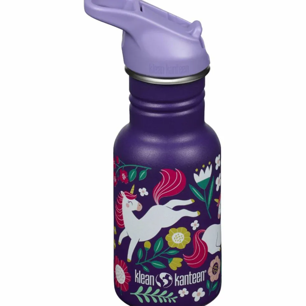 Kid Classic Narrow Flip drikkeflaske 355 ml, leaping unicorns