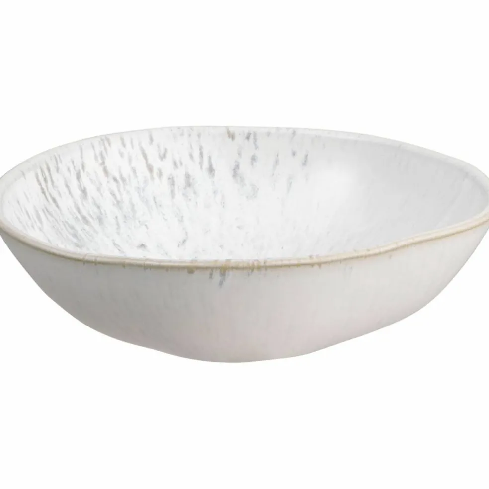 Kiln skål, 13 cm, hvit og grå
