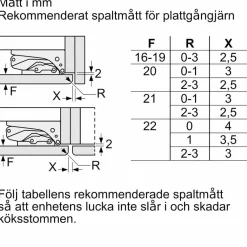 KI96NVFD0 iQ300 integrert kjøle- og fryseskap
