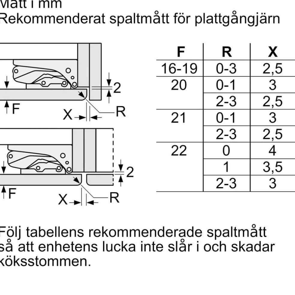 KI96NVFD0 iQ300 integrert kjøle- og fryseskap