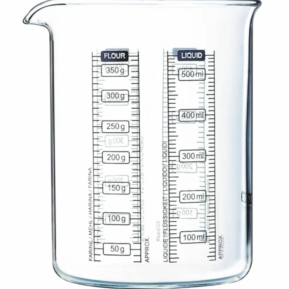 Kitchen Lab målebeger 500 ml, glass