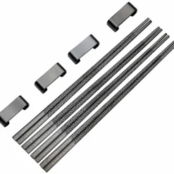 Kito spisepinner 4 par, messing
