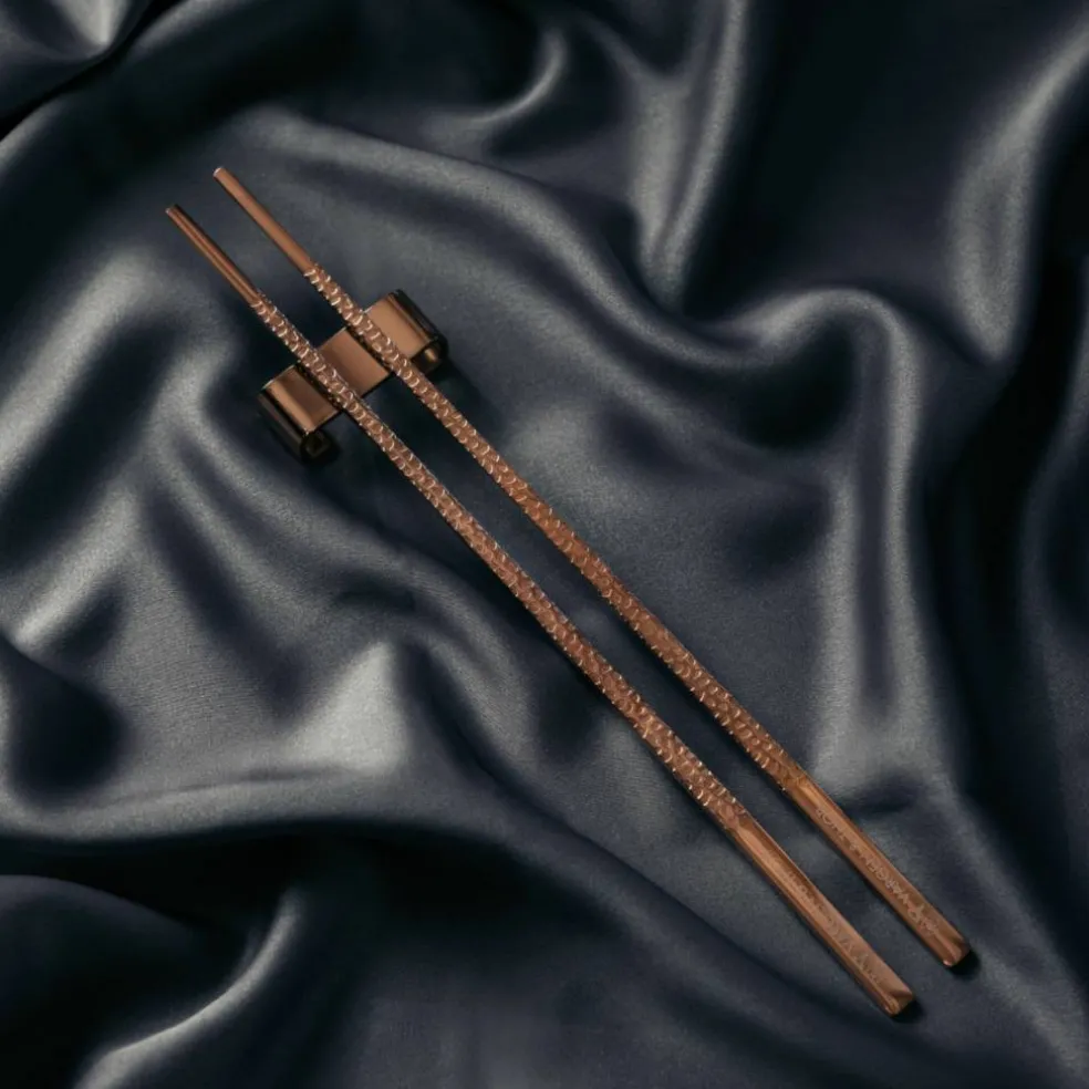 Kito spisepinner 4 par, messing