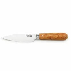 Kjøkkenkniv 13 cm, rustfritt stål/oliventre