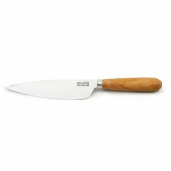 Kjøkkenkniv 13 cm, rustfritt stål/oliventre