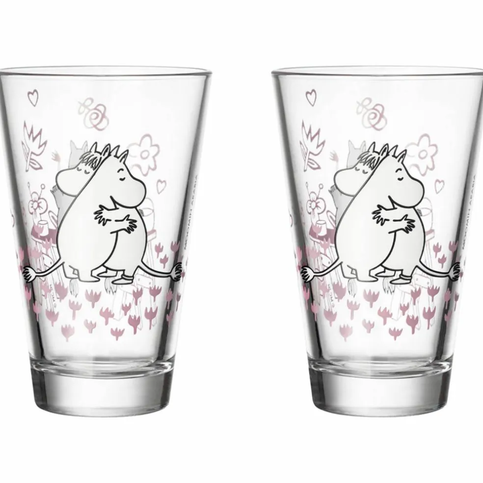 Kjærlighet glass 2-pakning