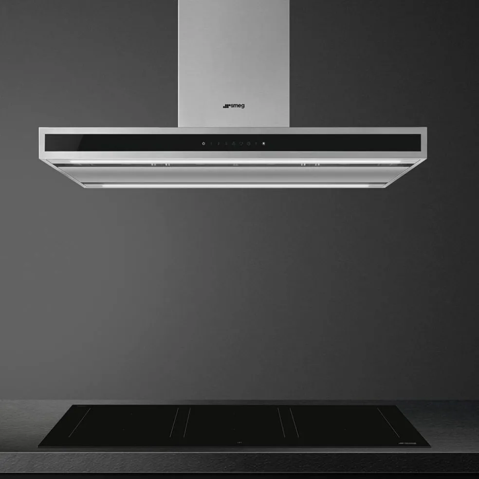 KLTI9L4X fritthengende kjøkkenvifte 90 cm, rustfritt stål