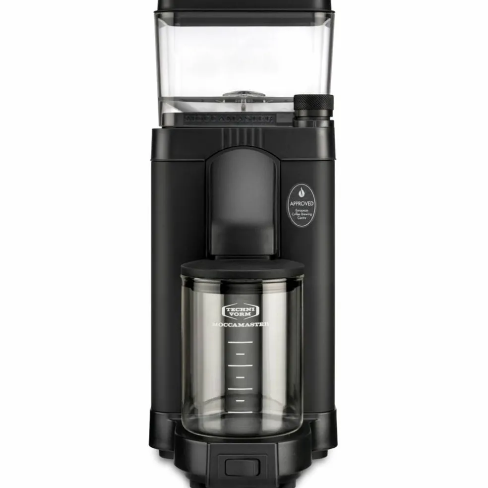 KM5 Burr kaffekvern, polished silver