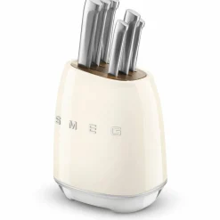 Knivblokk med kniver 6 stk, blå
