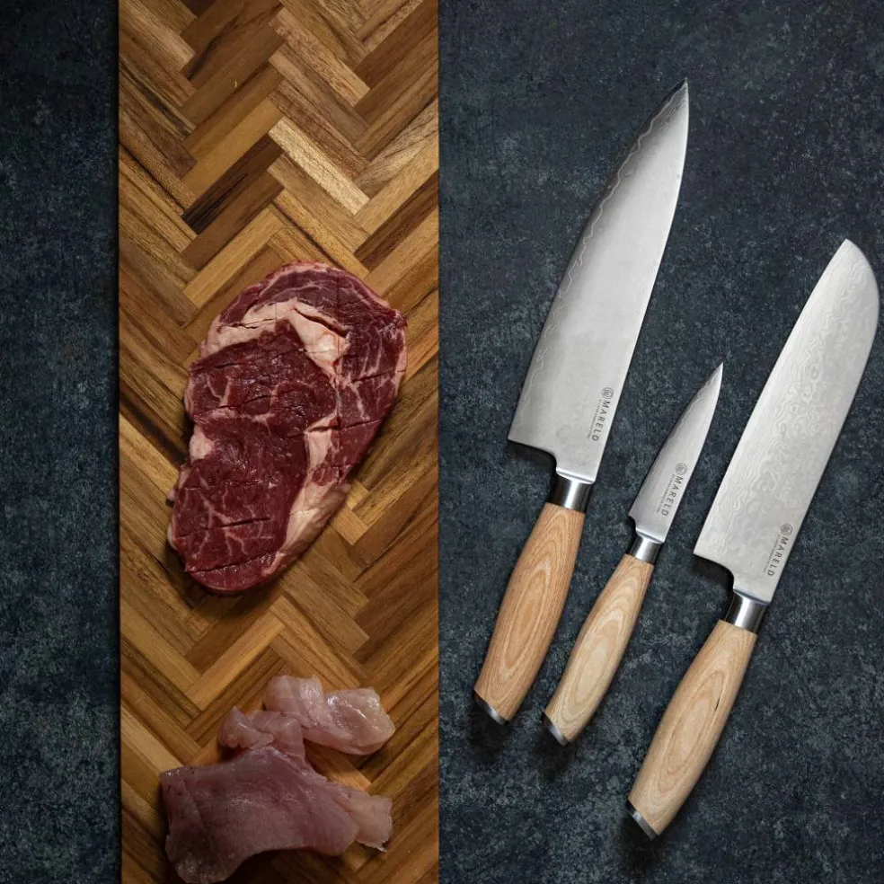 Knivsett Akio med 6 kniver