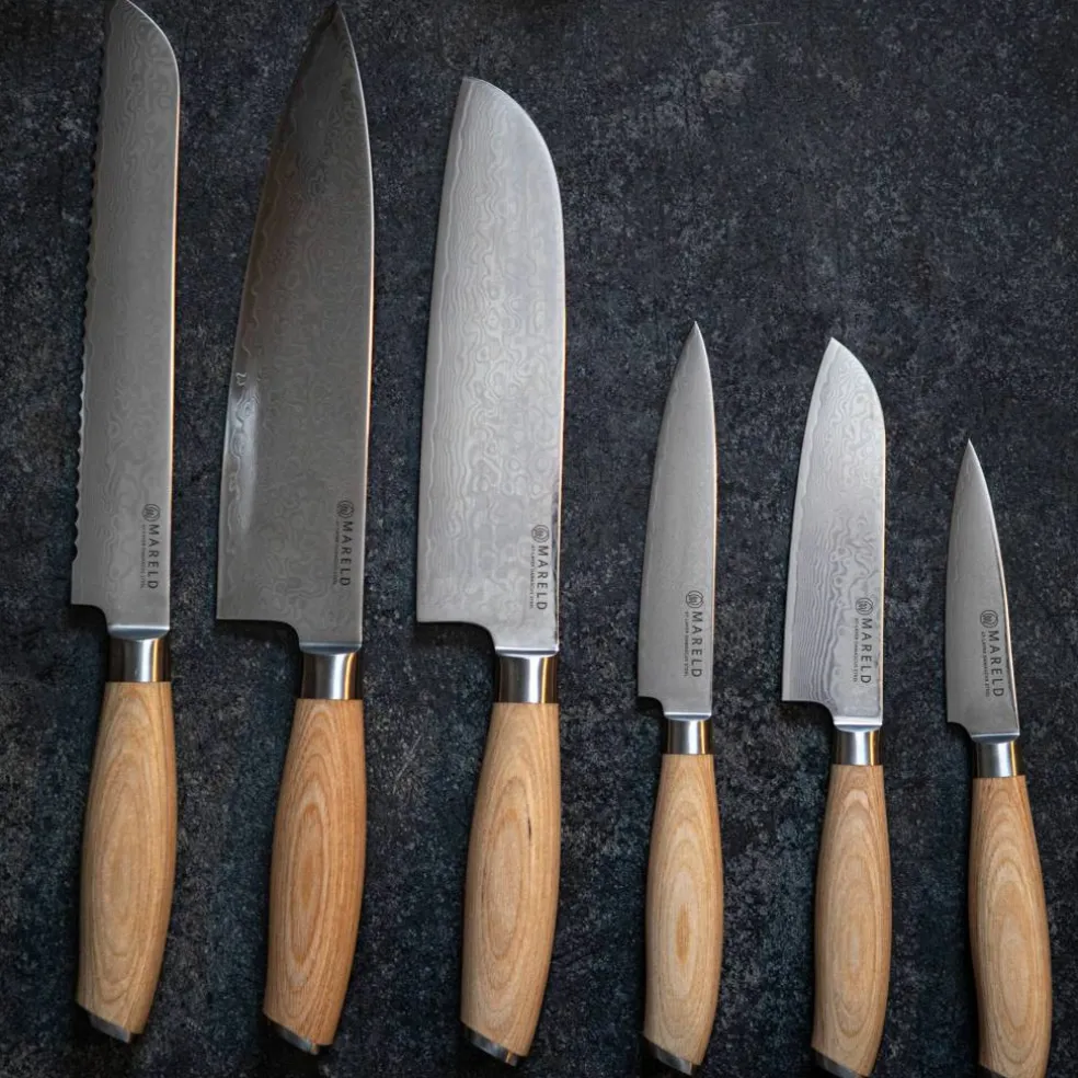 Knivsett Akio med 6 kniver