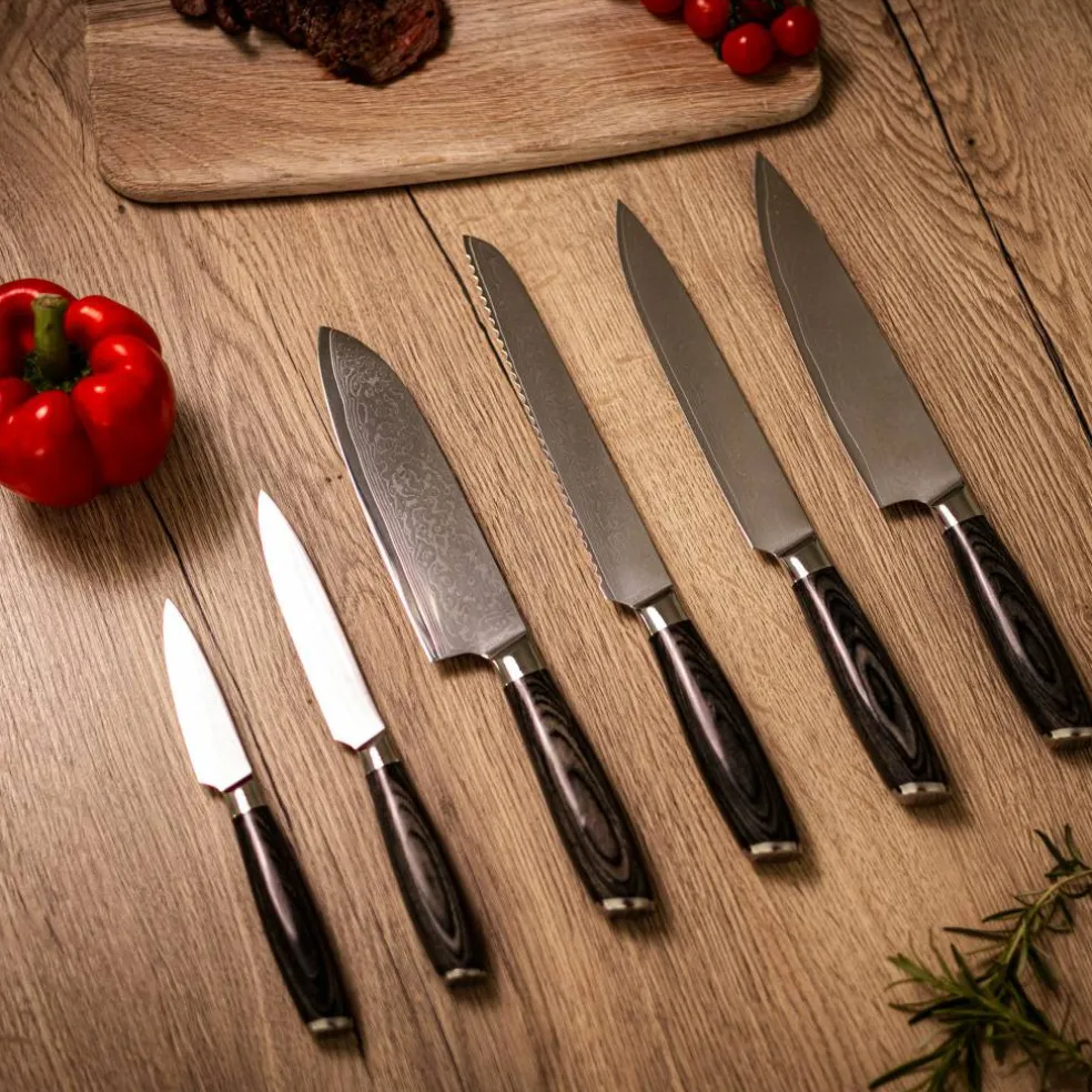 Knivsett 6 deler