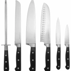Knivsett 6 deler 1.4116 stål, klassisk design