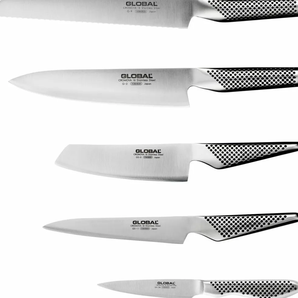 Knivsett med 5 Deler