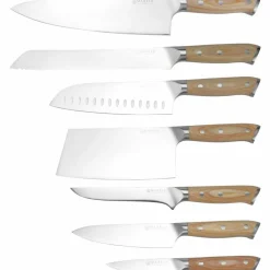 Knivsett med 7 kniver i europeisk tradisjon