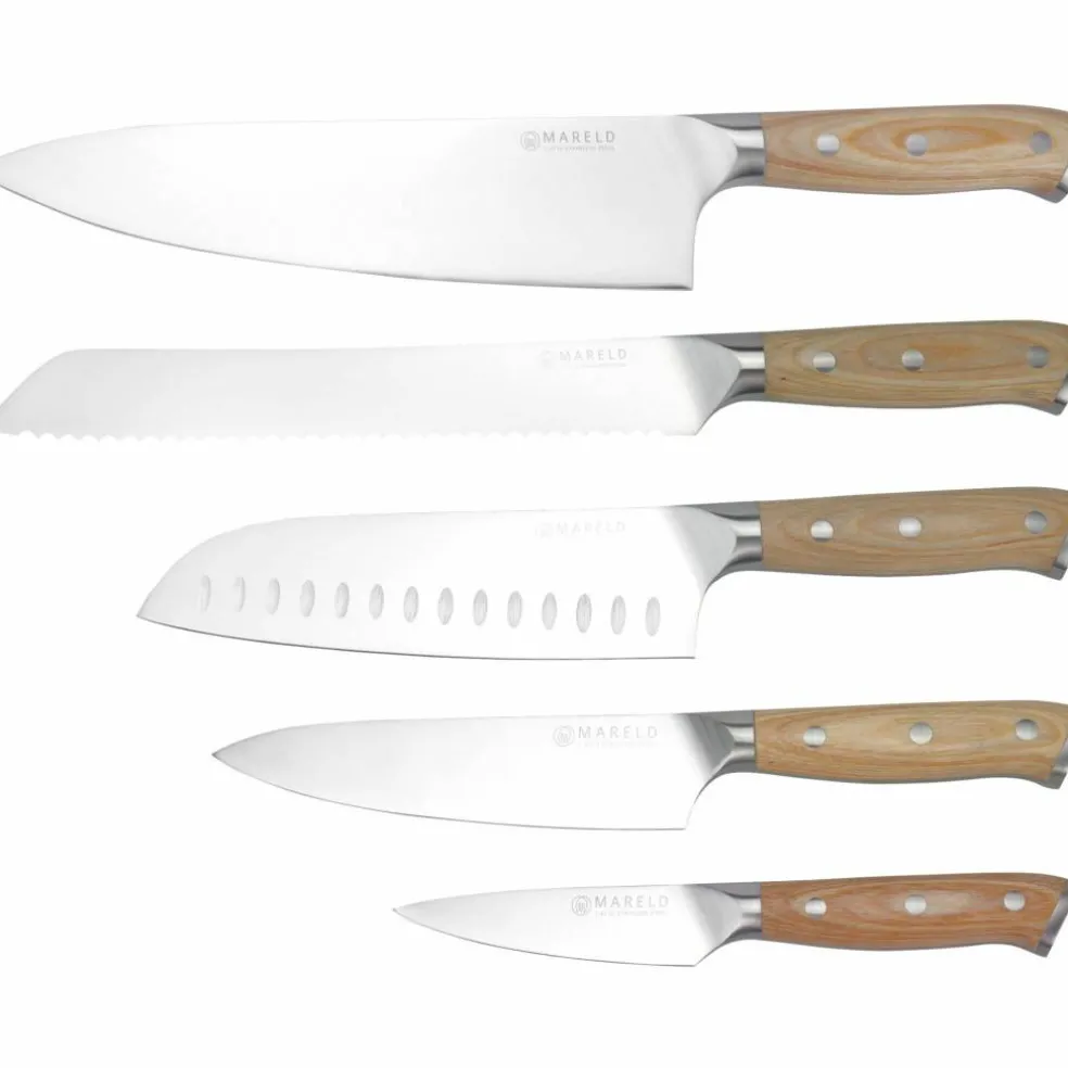 Knivsett med 5 kniver i europeisk tradisjon