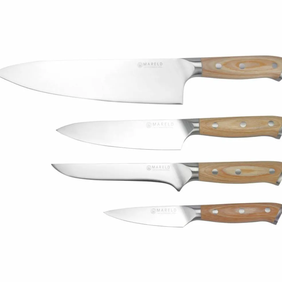 Knivsett med 4 kniver i europeisk tradisjon
