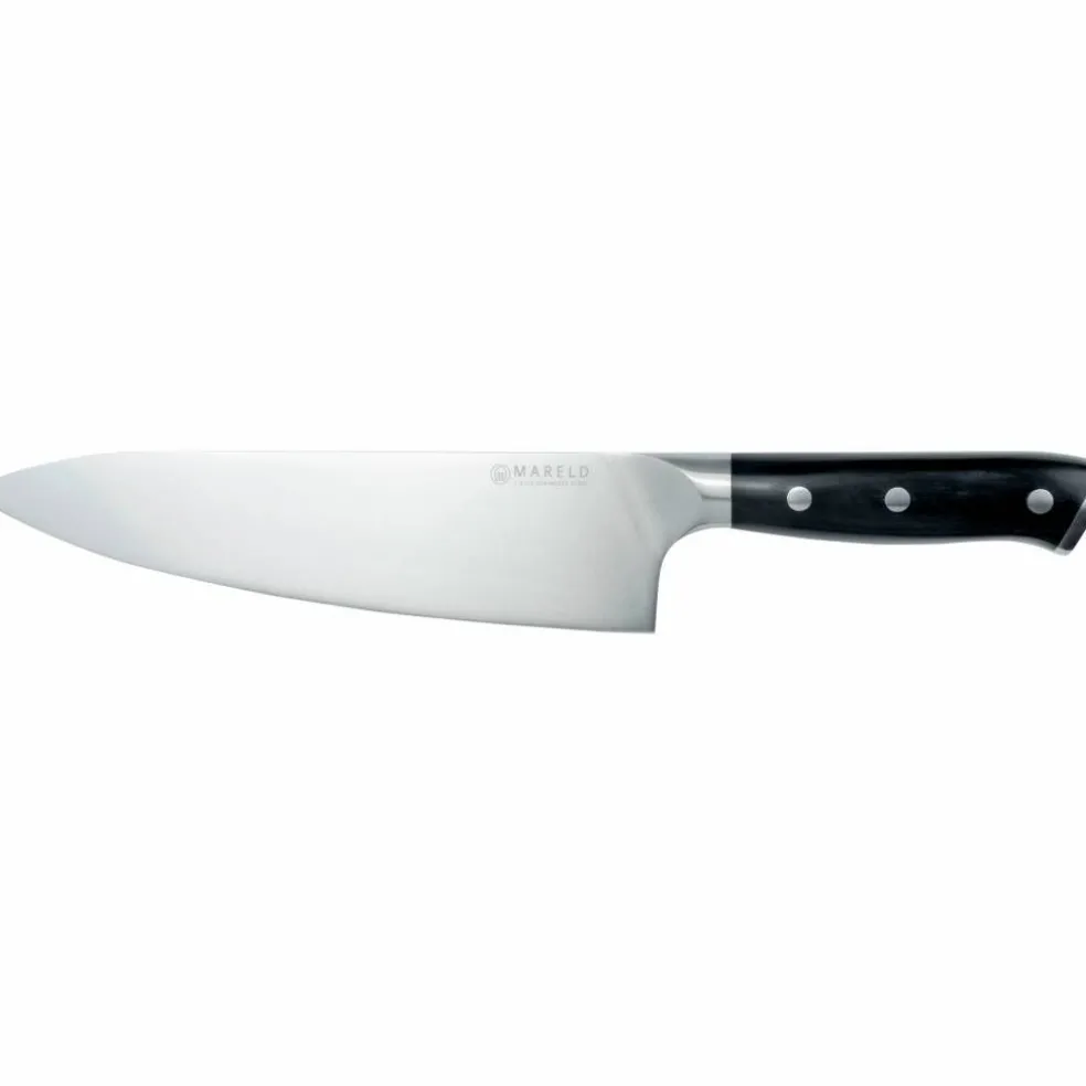 Kokkekniv 21 cm, svart