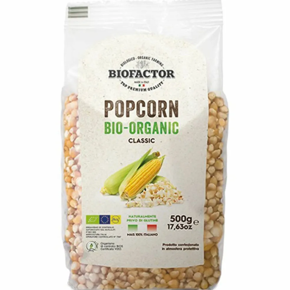 Økologisk popcorn, 500g