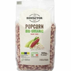 Økologisk popcorn 500g, blå