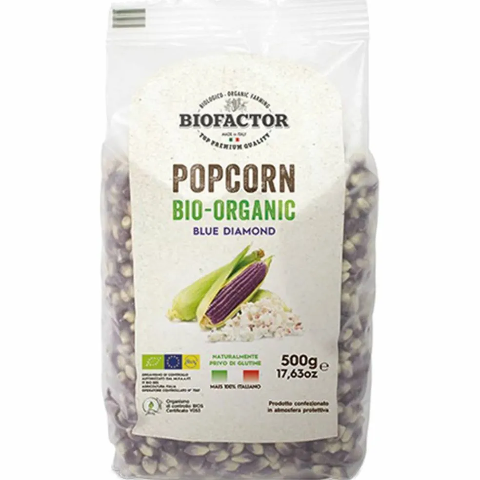 Økologisk popcorn 500g, røde