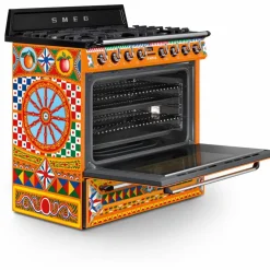Komfyr m. gasskoketopp Dolce & Gabbana Divina Cucina TR90DGC9 90 cm