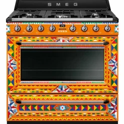 Komfyr m. gasskoketopp Dolce & Gabbana Divina Cucina TR90DGC9 90 cm