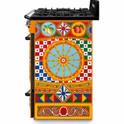 Komfyr m. gasskoketopp Dolce & Gabbana Divina Cucina TR90DGC9 90 cm