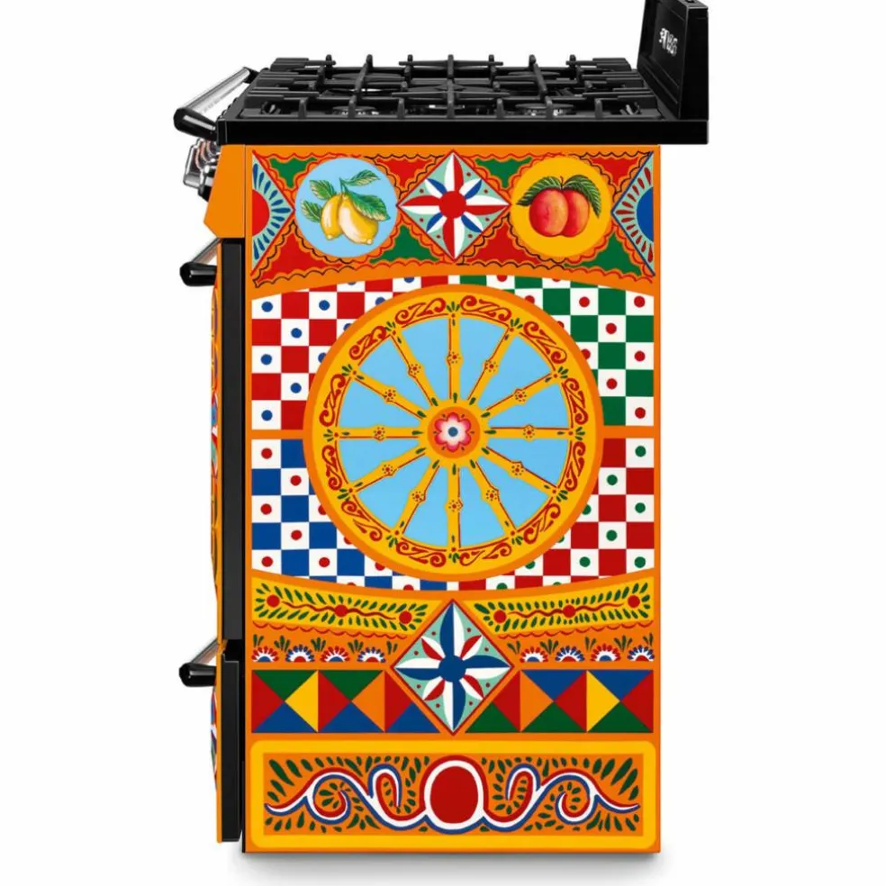 Komfyr m. gasskoketopp Dolce & Gabbana Divina Cucina TR90DGC9 90 cm