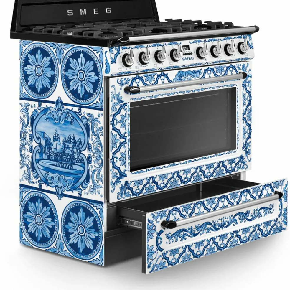 Komfyr m. gasskoketopp Dolce & Gabbana Mediterraneo TR90DGME9 90 cm