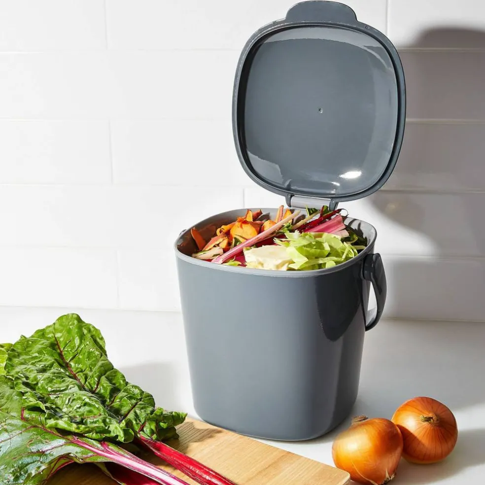 Kompostbeholder 2,8L, charcoal