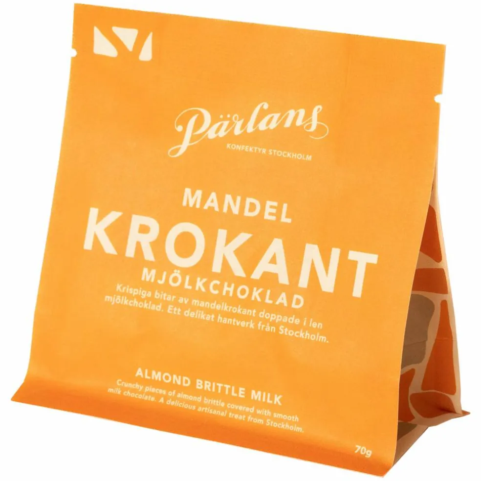 Konfektyr melkesjokolade 70 g, krokantmandler