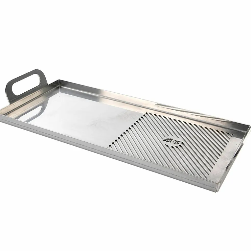 Konro Plancha Solid stekeplate (Long)