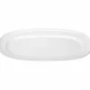 Koppel ovalt serveringsfat 31 cm, hvit