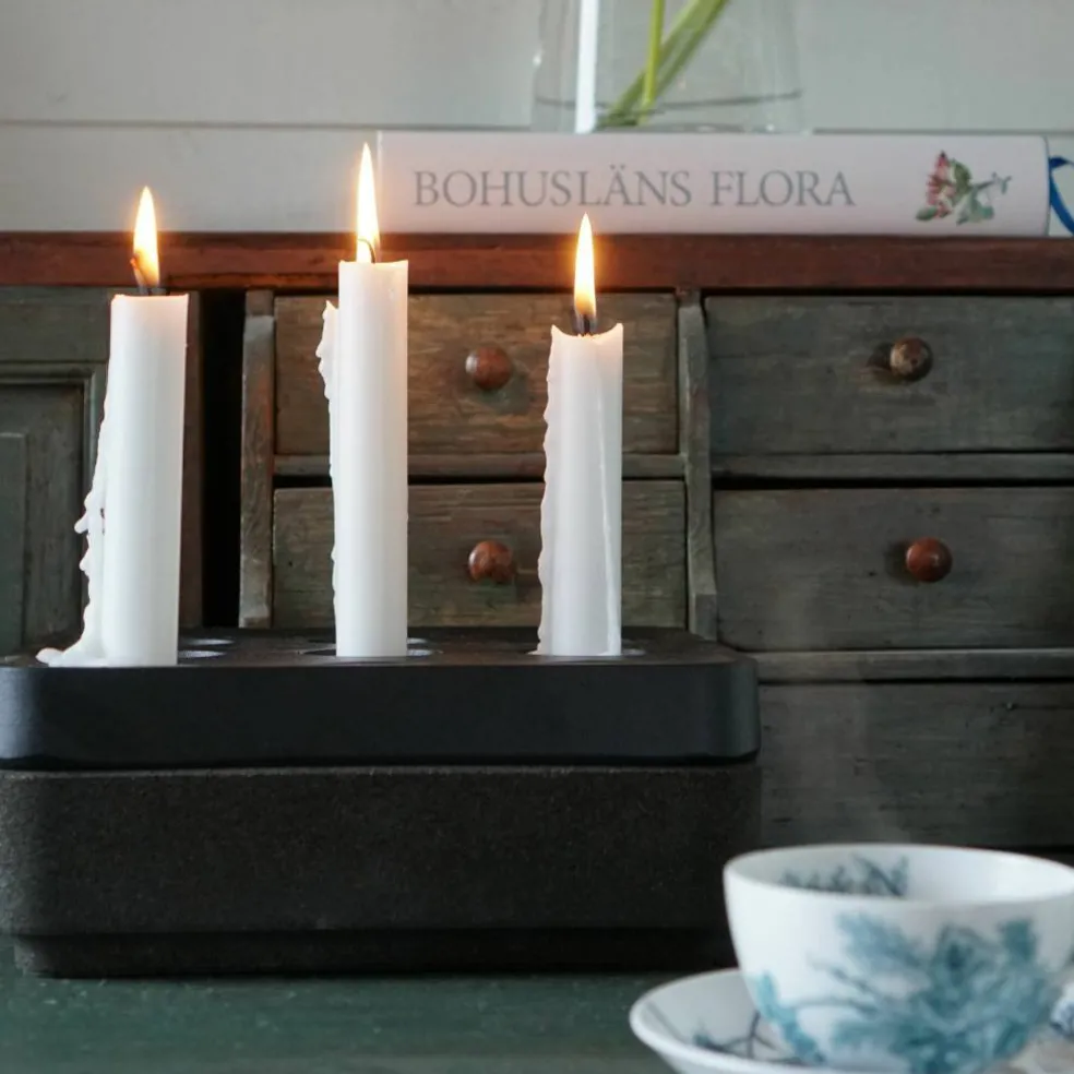 Korkskål for stumpastaken, liten, svart