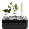 Korkskål gaveeske, small & 4 vaser, naturell