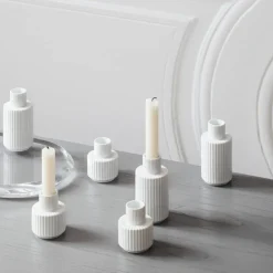 Kronelysestake 11cm Hvit