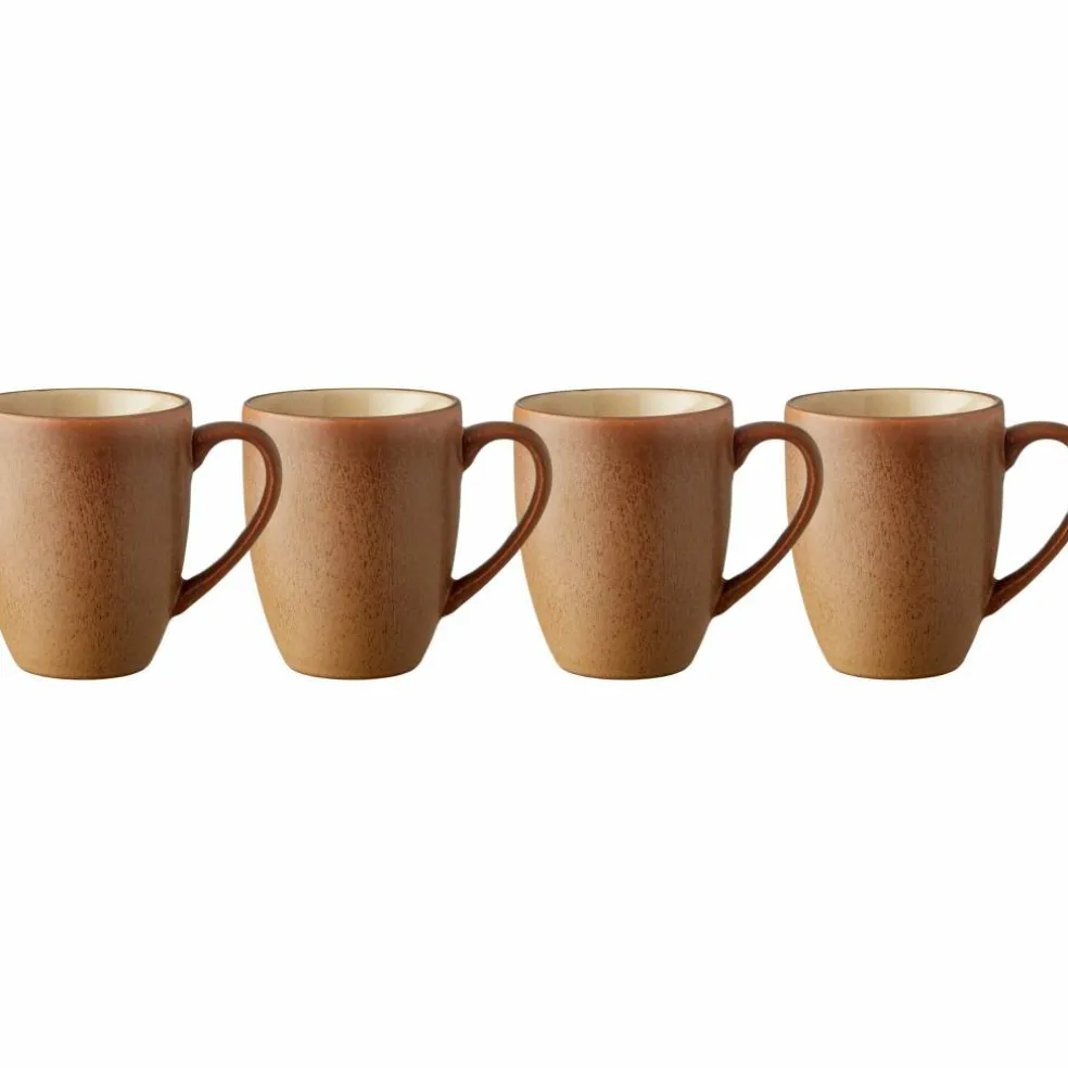 Krus med håndtak 30 cl 4-pack, wood/sand