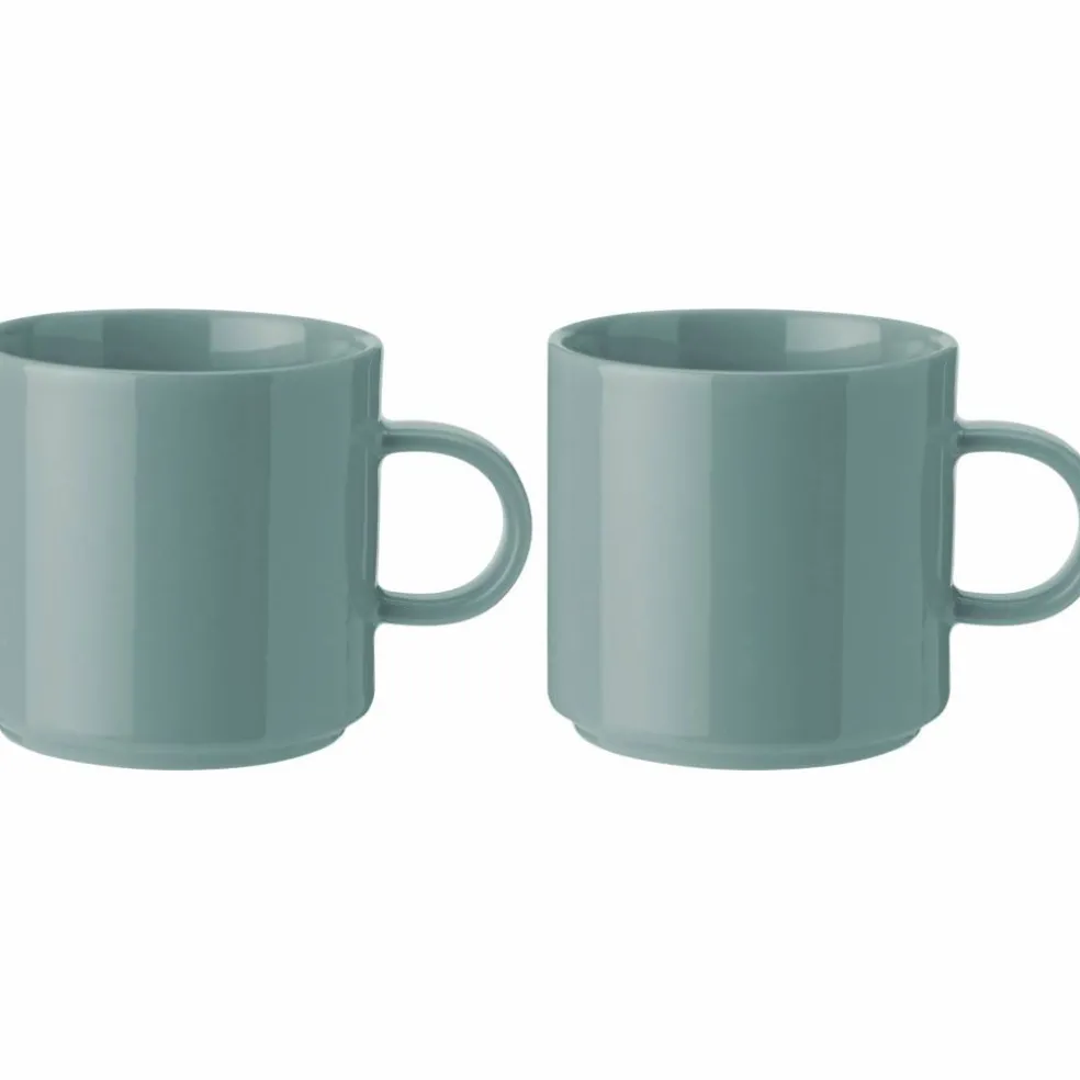 Krus 2-pakning, dusty green