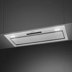 KSG8P4X integrert ventilator 80 cm, rustfritt stål