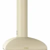 KS89POE Colonial Veggmontert Ventilhette 90 cm, Creme/Antikk Messing
