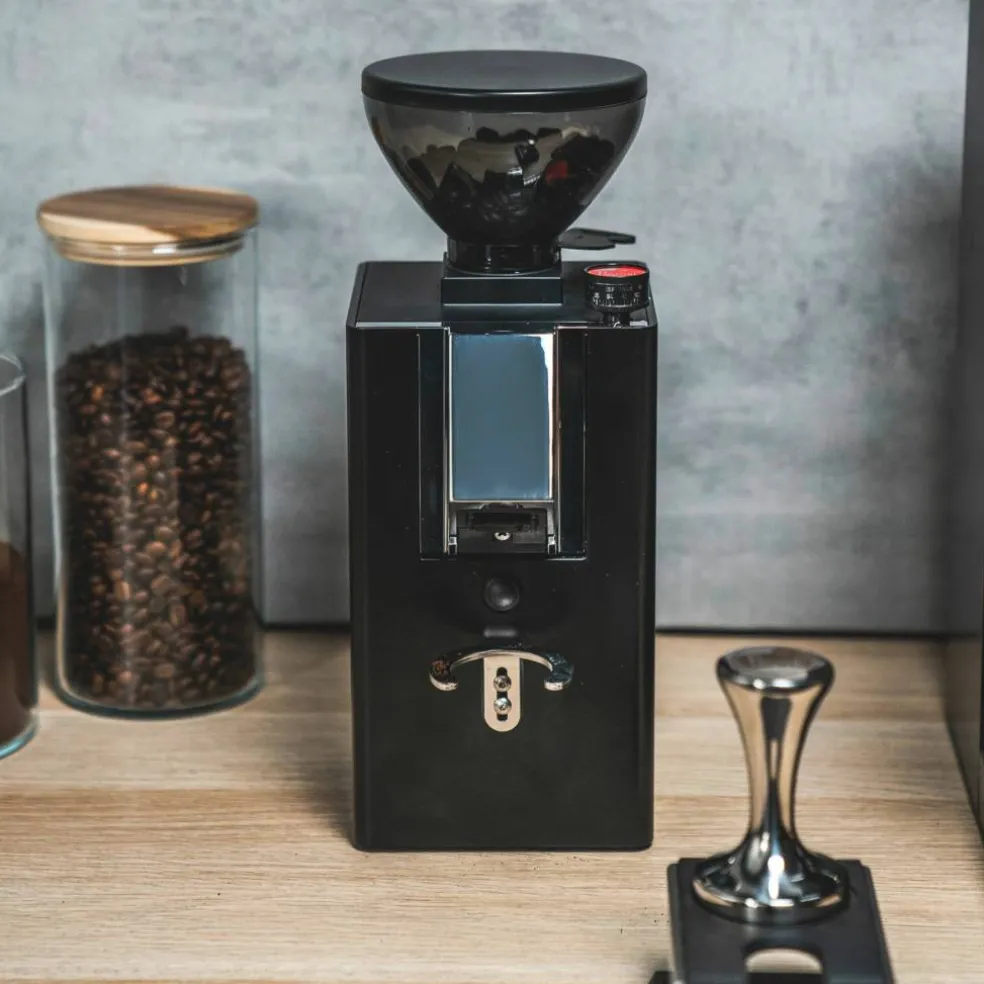 Kube Mill elektrisk kaffekvern, krom