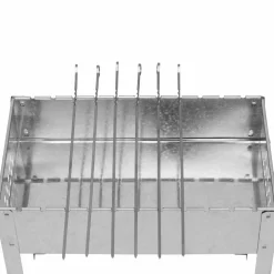 Kullgrill med grillspyd