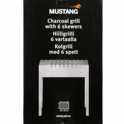 Kullgrill med grillspyd
